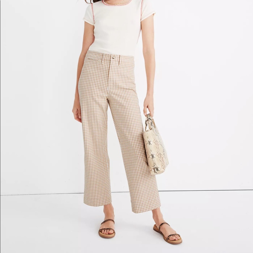 Madewell Slim Wide Leg Emmett Pants
